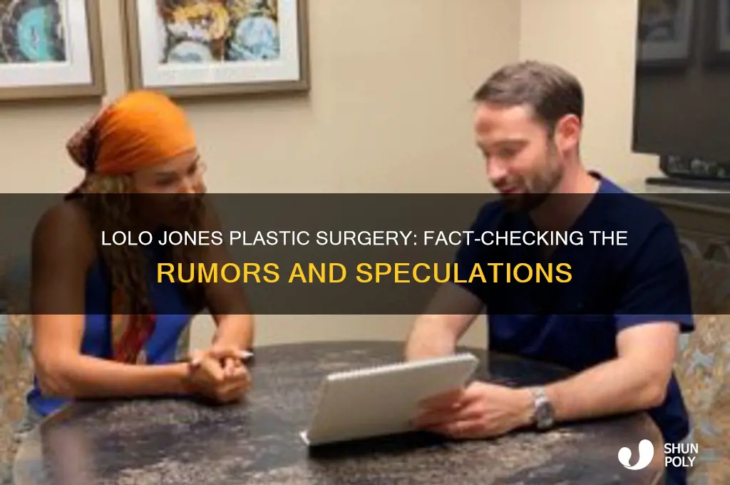 did lolo jones have plastic surgery
