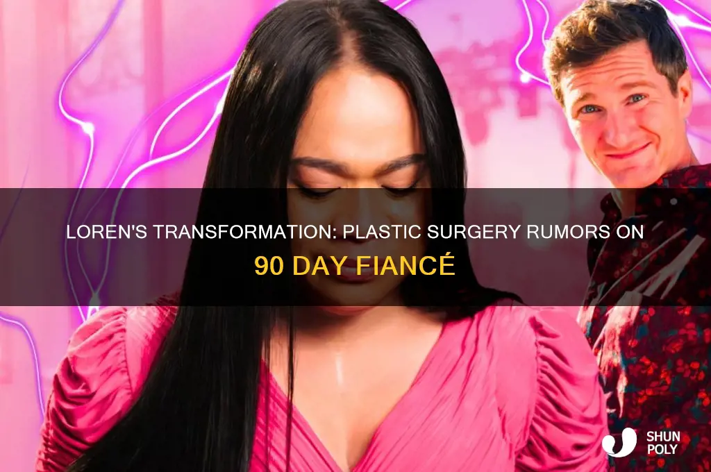 did loren from 90 day fiance have plastic surgery