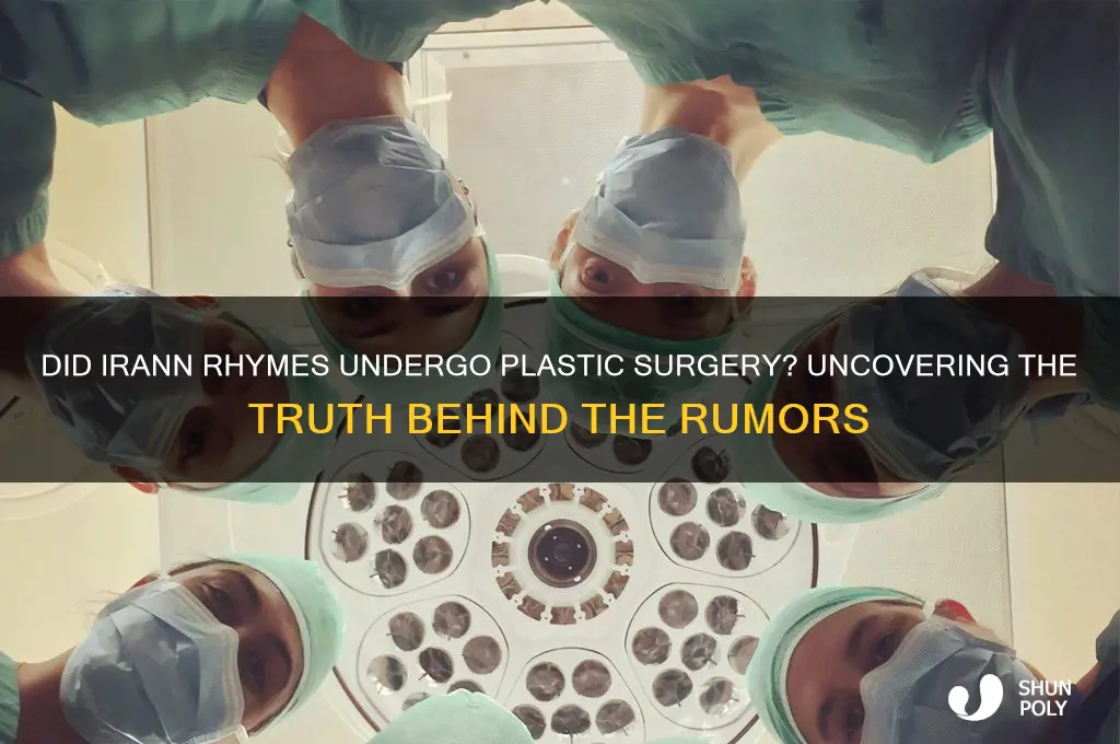 did lrann rhymes have plastic surgery