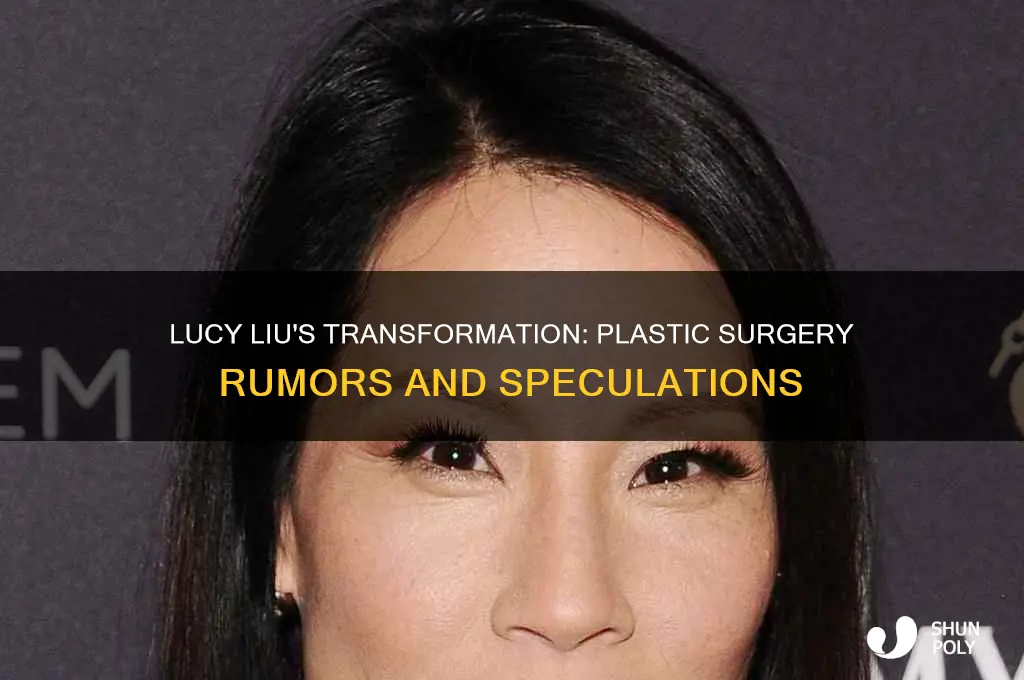 did lucy liu have plastic surgery
