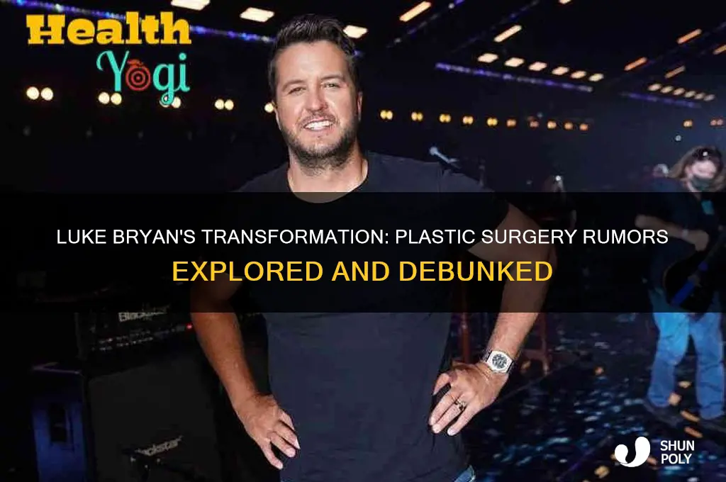 did luke bryan have plastic surgery