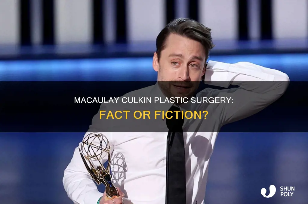 did macaulay culkin get plastic surgery