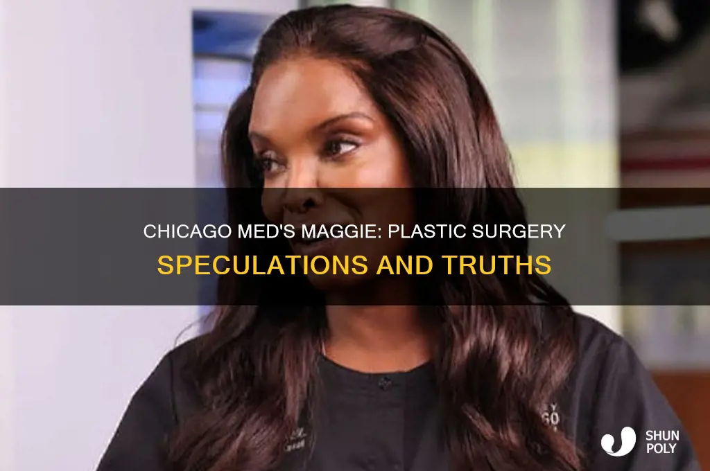 did maggie on chicago med have plastic surgery