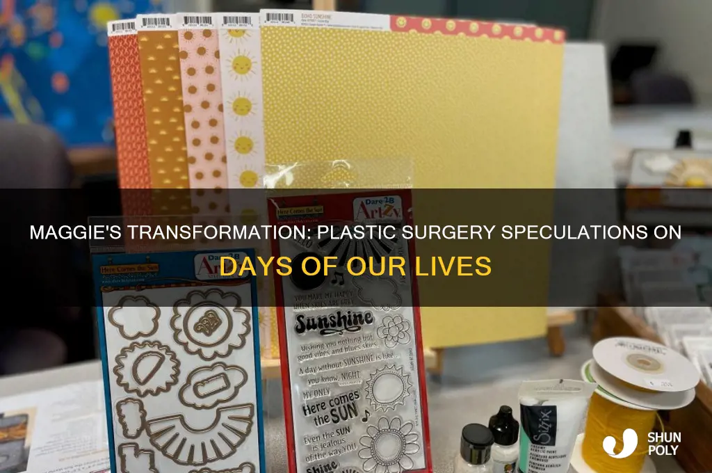 did maggie on days have plastic surgery
