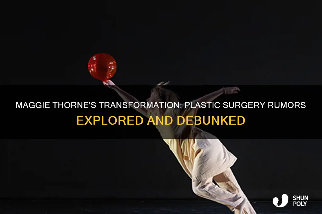 did maggie thorne have plastic surgery