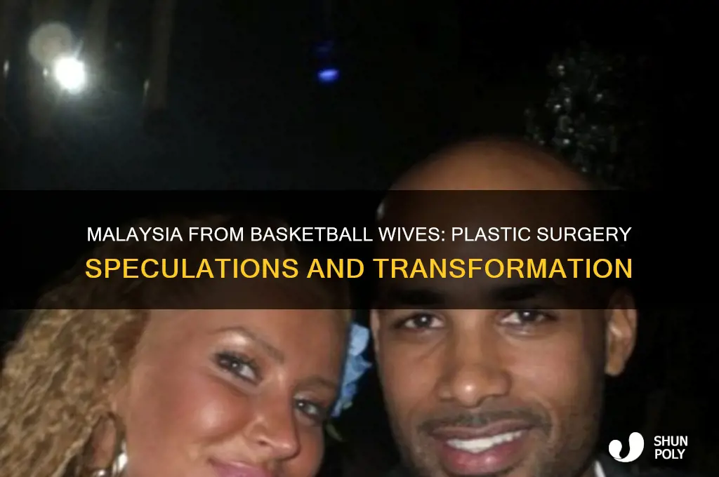 did malaysia from basketball wives get plastic surgery