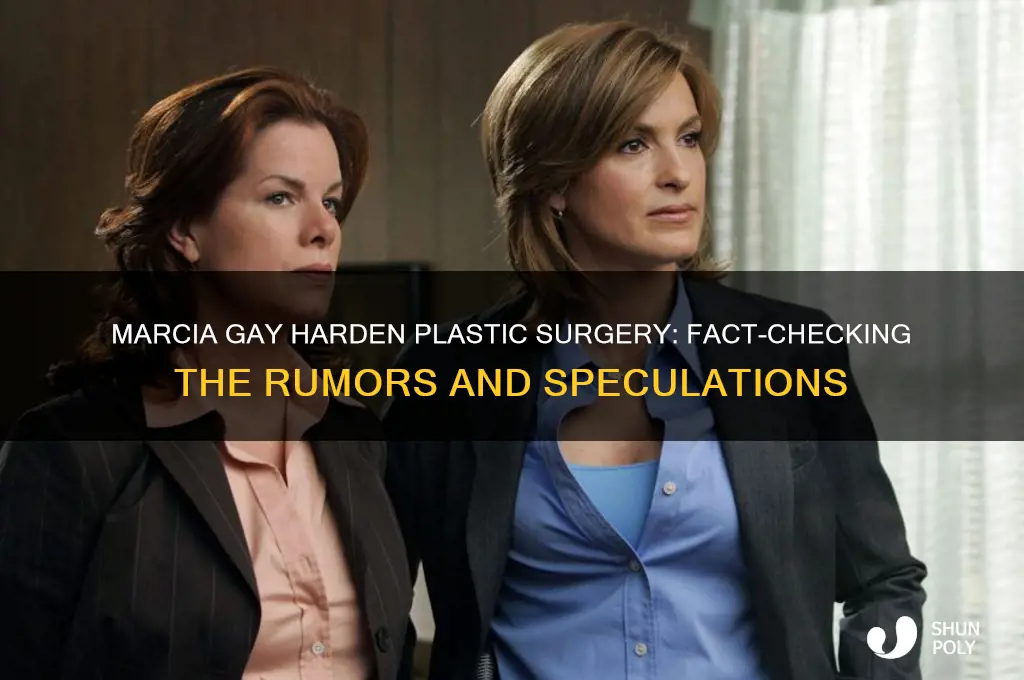 did marcia gay harden have plastic surgery
