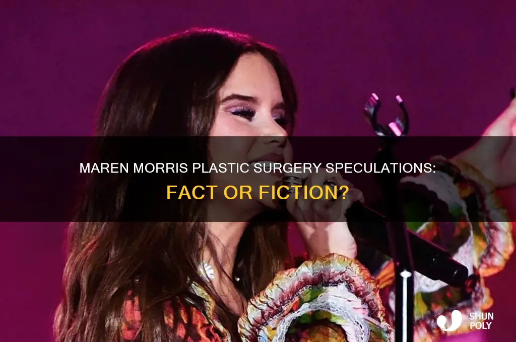 did maren morris have plastic surgery