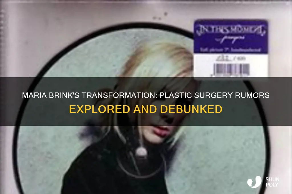 did maria brink get plastic surgery
