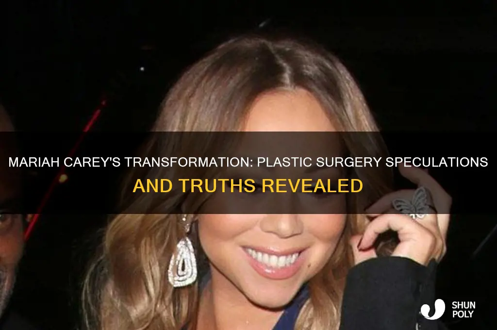 did mariah carey do plastic surgery