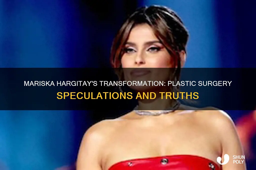 did mariska hargitay get plastic surgery
