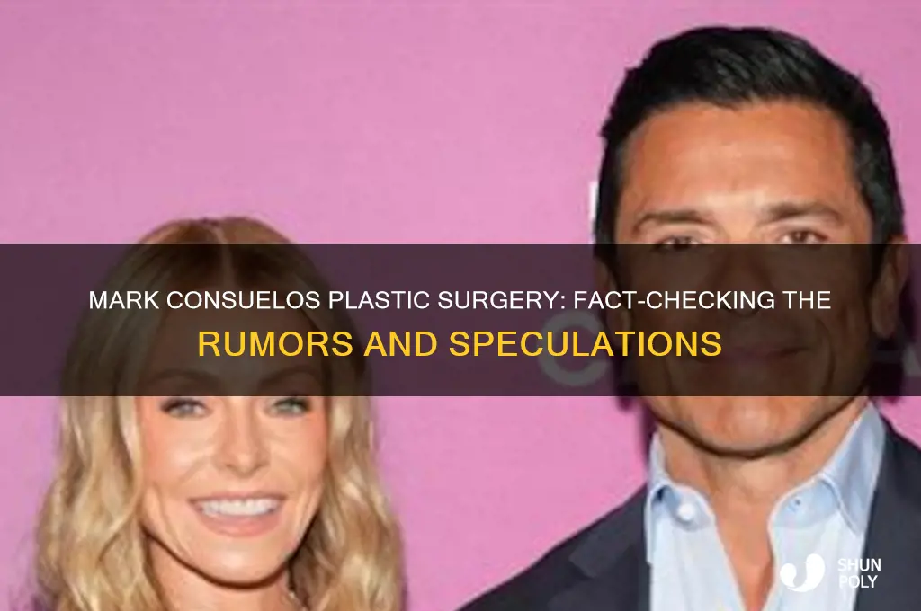 did mark consuelos have plastic surgery
