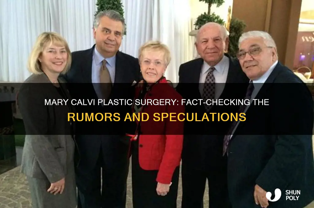 did mary calvi have plastic surgery