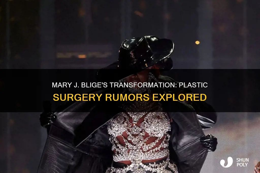 did mary j blige get plastic surgery