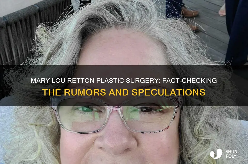 did mary lou retton have plastic surgery
