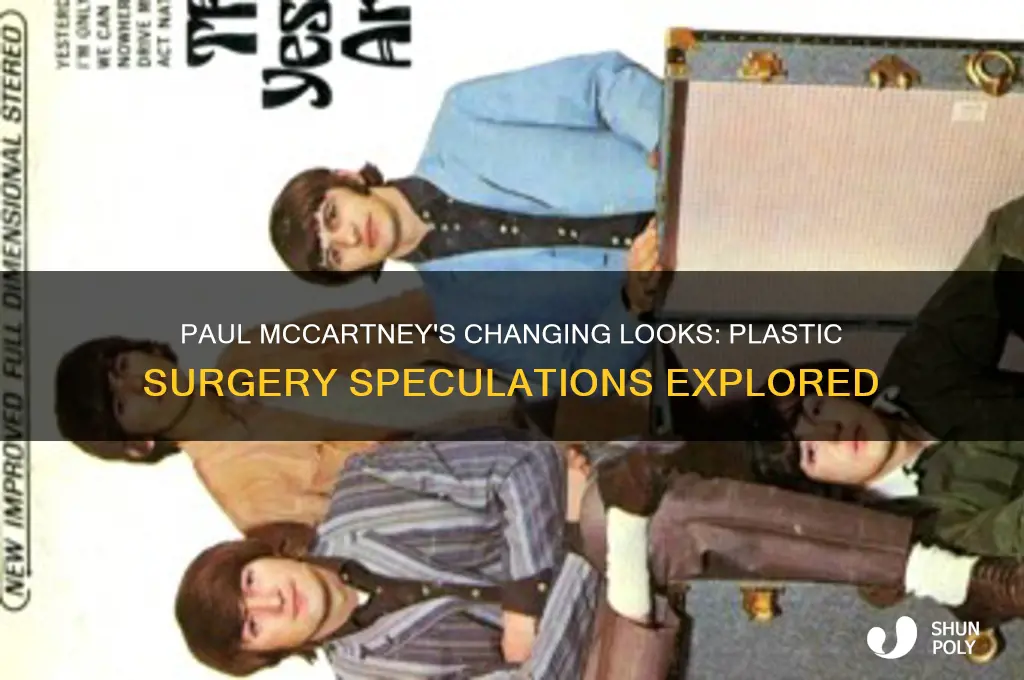 did mccartney have plastic surgery