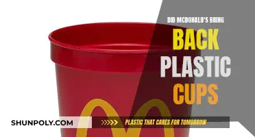 McDonald's Plastic Cups: Back by Popular Demand?
