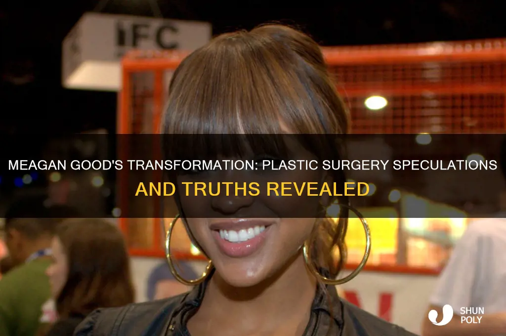 did meagan good get plastic surgery