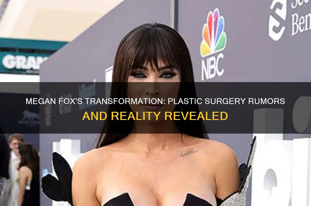 did megan fox have plastic surgery