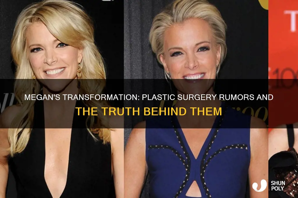 did megan get plastic surgery