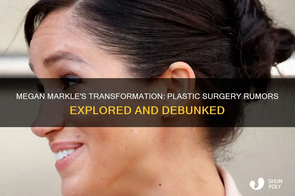 did megan markle have plastic surgery