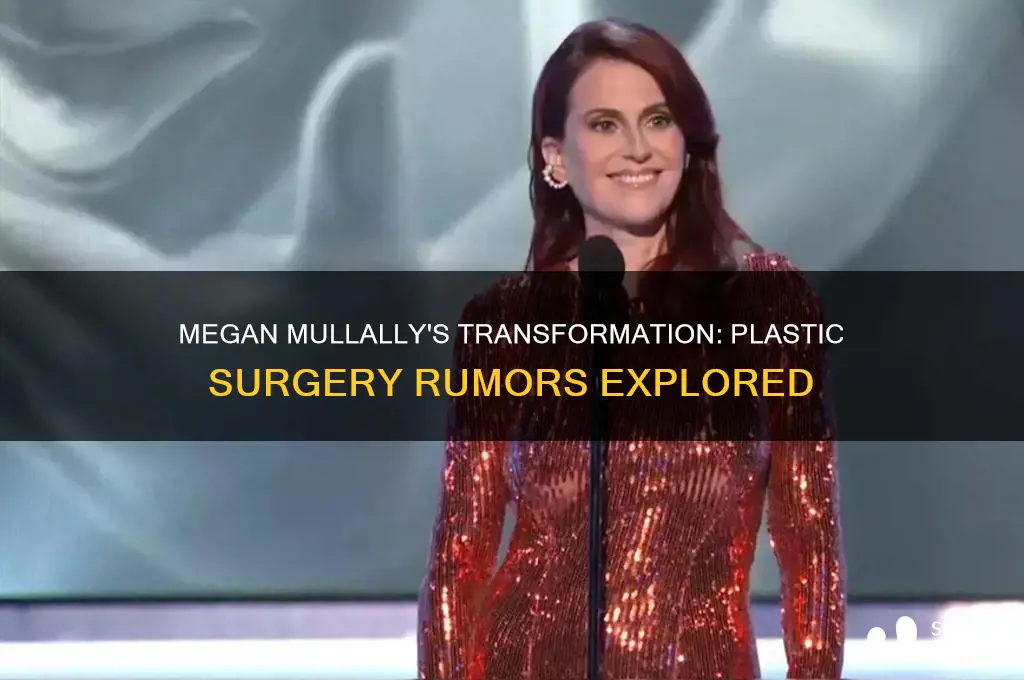 did megan mullally have plastic surgery