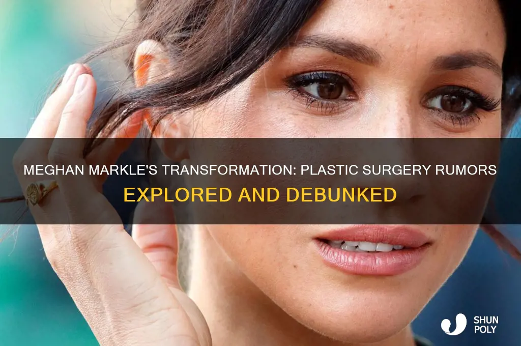 did meghan ever have plastic surgery