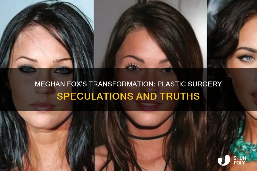 did meghan fox get plastic surgery