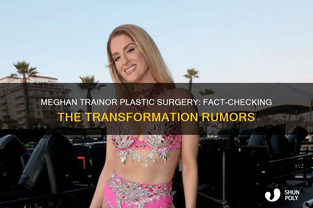 did meghan trainor have plastic surgery