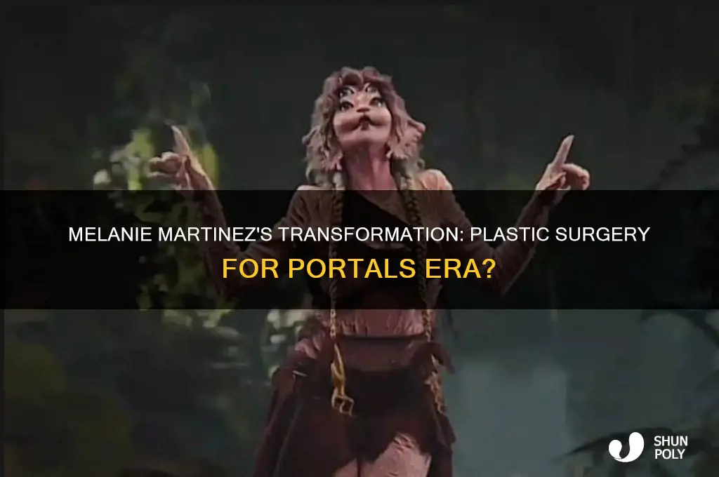 did melanie martinez get plastic surgery for portals