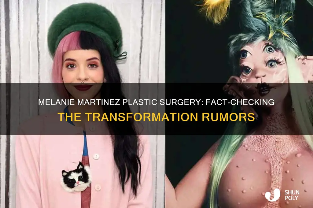 did melanie martinez get plastic surgey