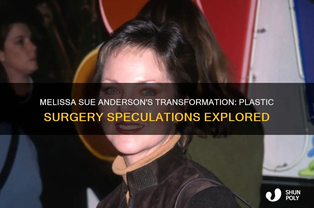 did melissa sue anderson have plastic surgery
