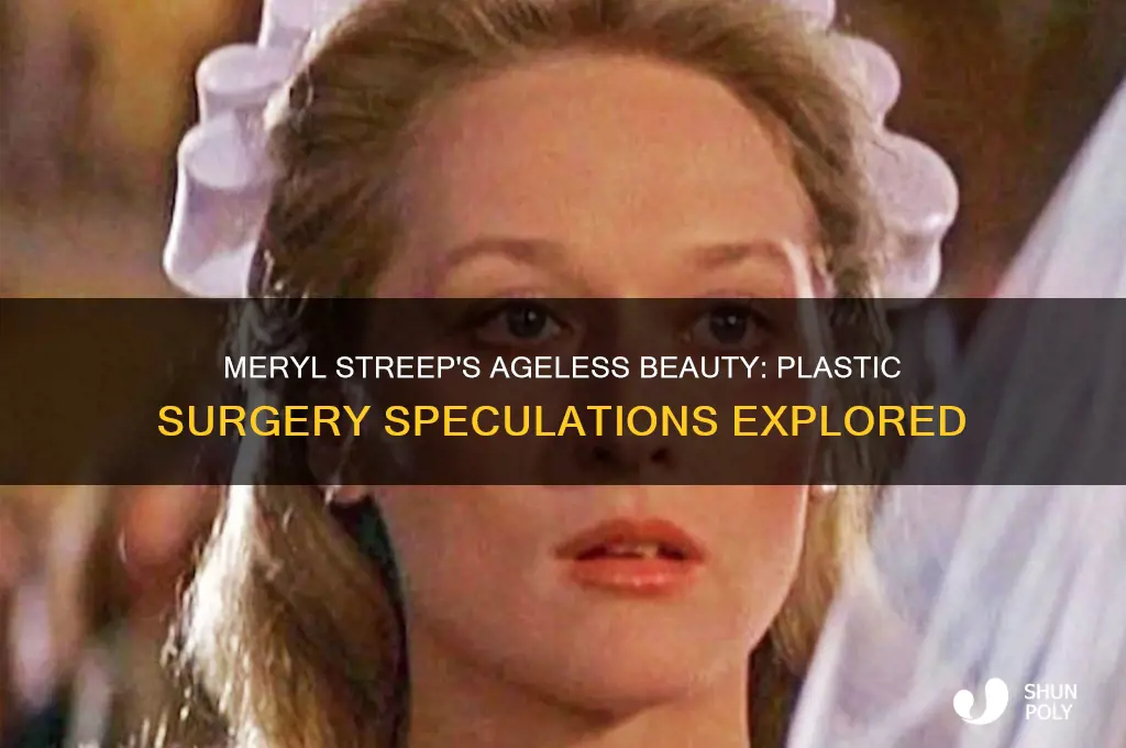 did meryl streep have plastic surgery