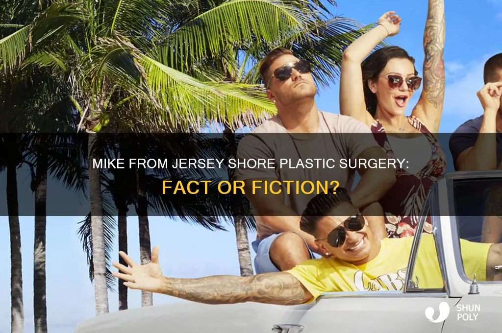 did mike from jersey shore get plastic surgery