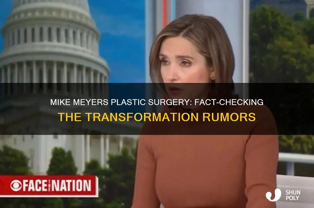 did mike meyers get plastic surgery