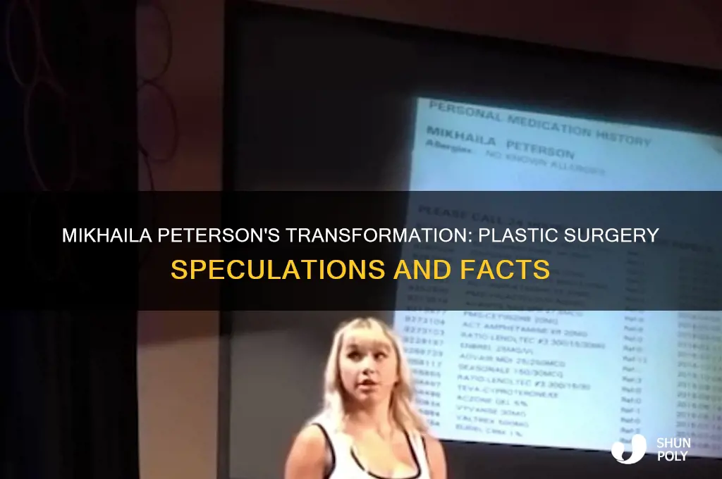 did mikhaila peterson have plastic surgery