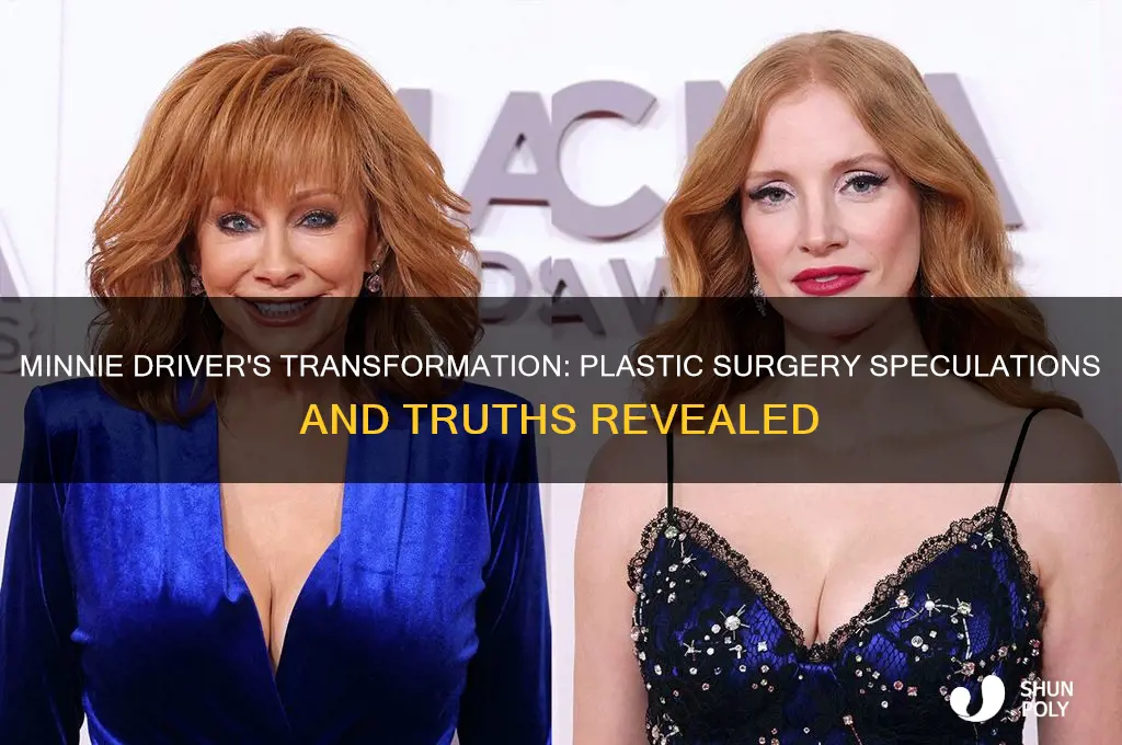 did minnie driver have plastic surgery