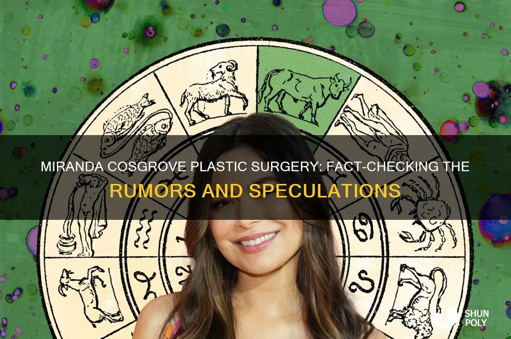 did miranda cosgrove get plastic surgery