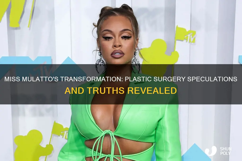 did miss mulatto get plastic surgery