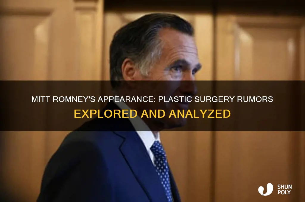 did mitt romney have plastic surgery