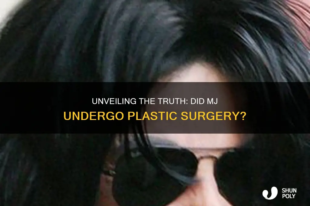 did mj get plastic surgery