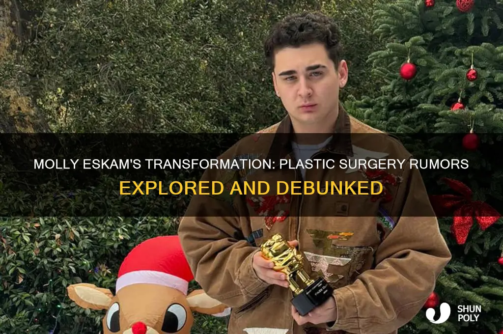 did molly eskam get plastic surgery