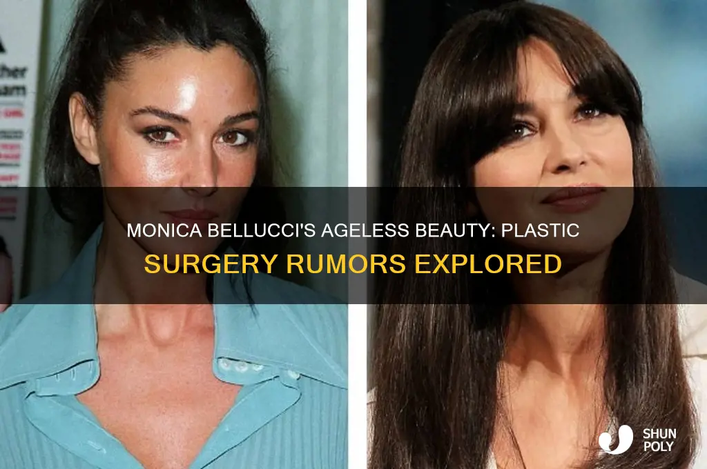 did monica bellucci have plastic surgery