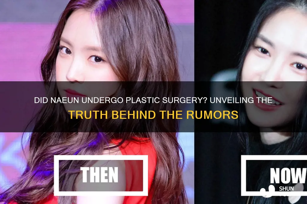 did naeun get plastic surgery