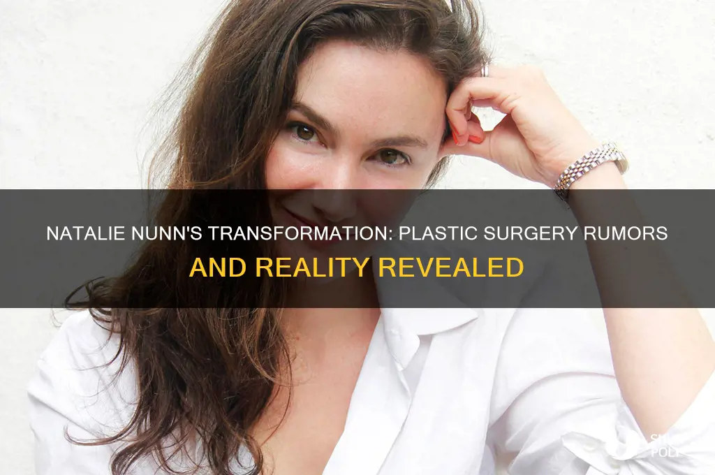 did natalie nunn get plastic surgery