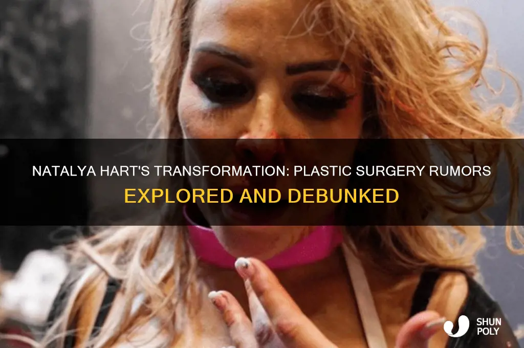 did natalya hart have plastic surgery