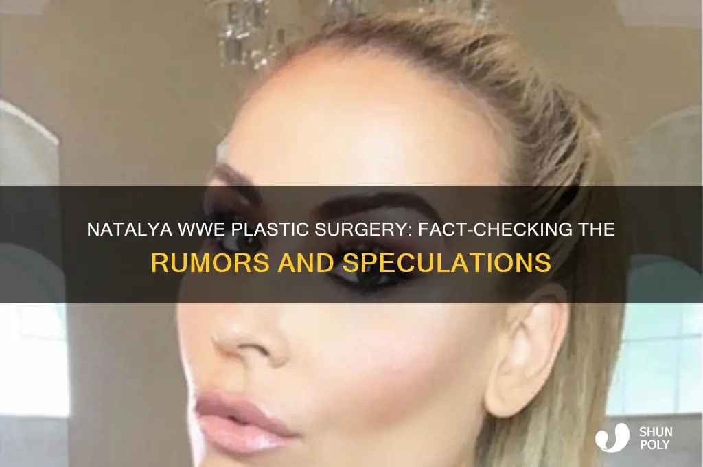 did natalya wwe get plastic surgery
