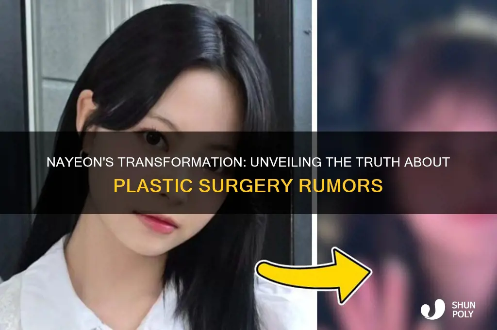 did nayeon do plastic surgery