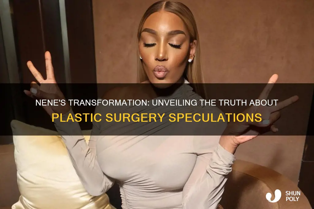 did nene have plastic surgery