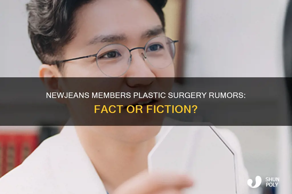 did newjeans members get plastic surgery